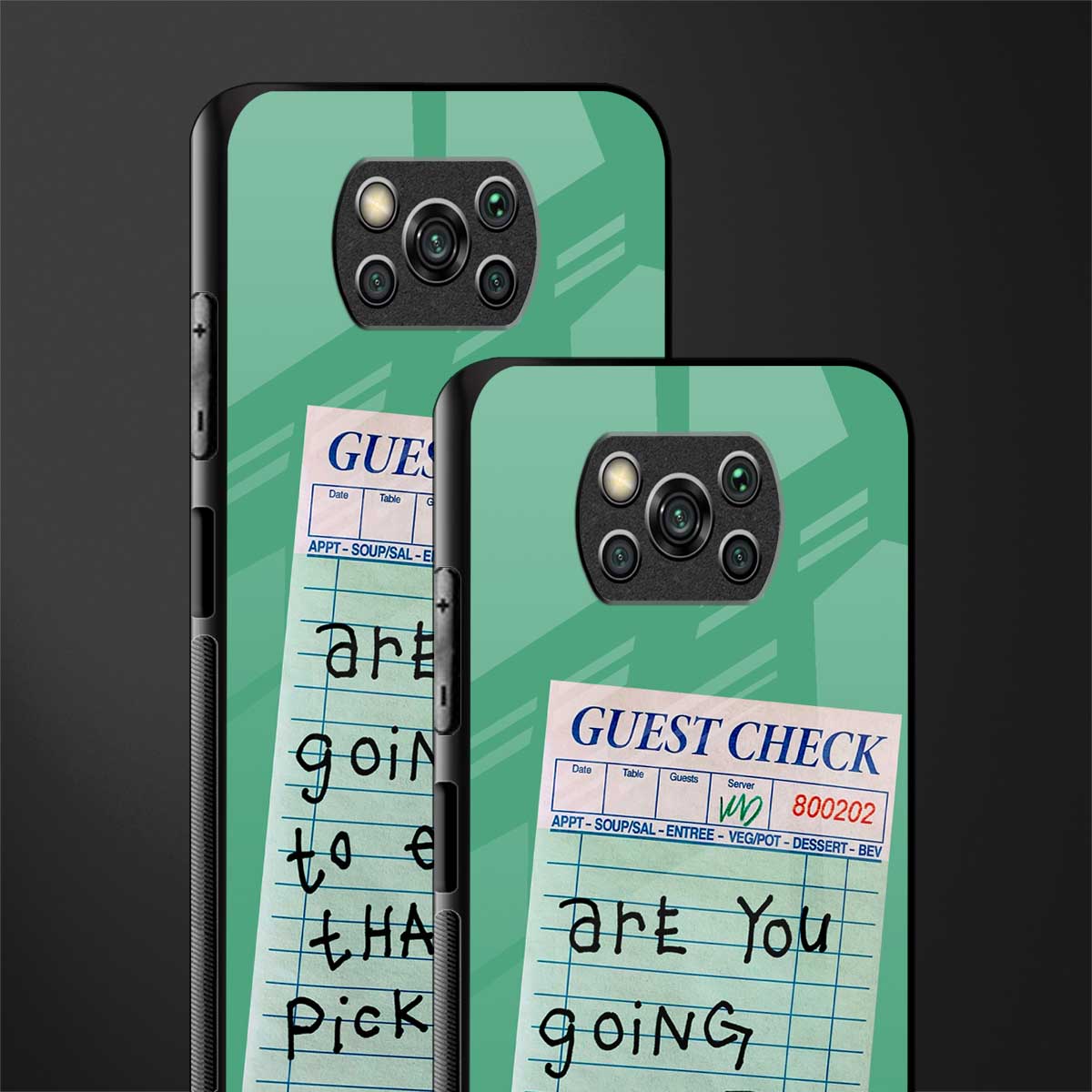 eat that pickle glass case for poco x3 image-2