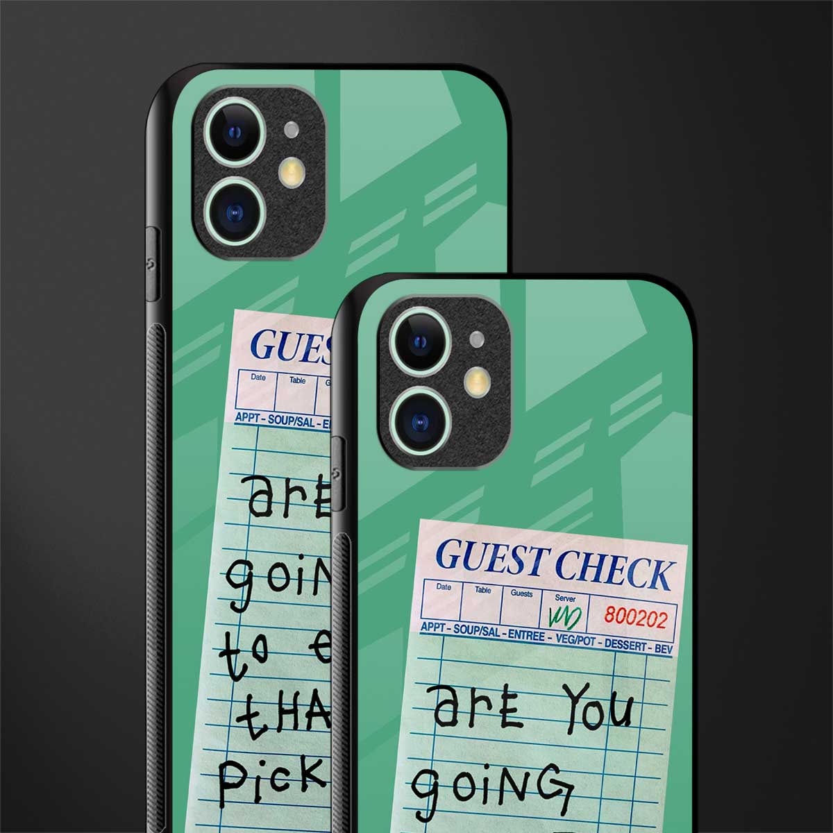 eat that pickle glass case for iphone 11 image-2