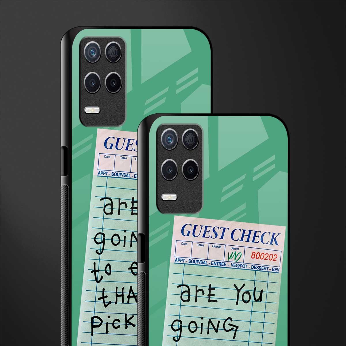 eat that pickle glass case for realme narzo 30 5g image-2