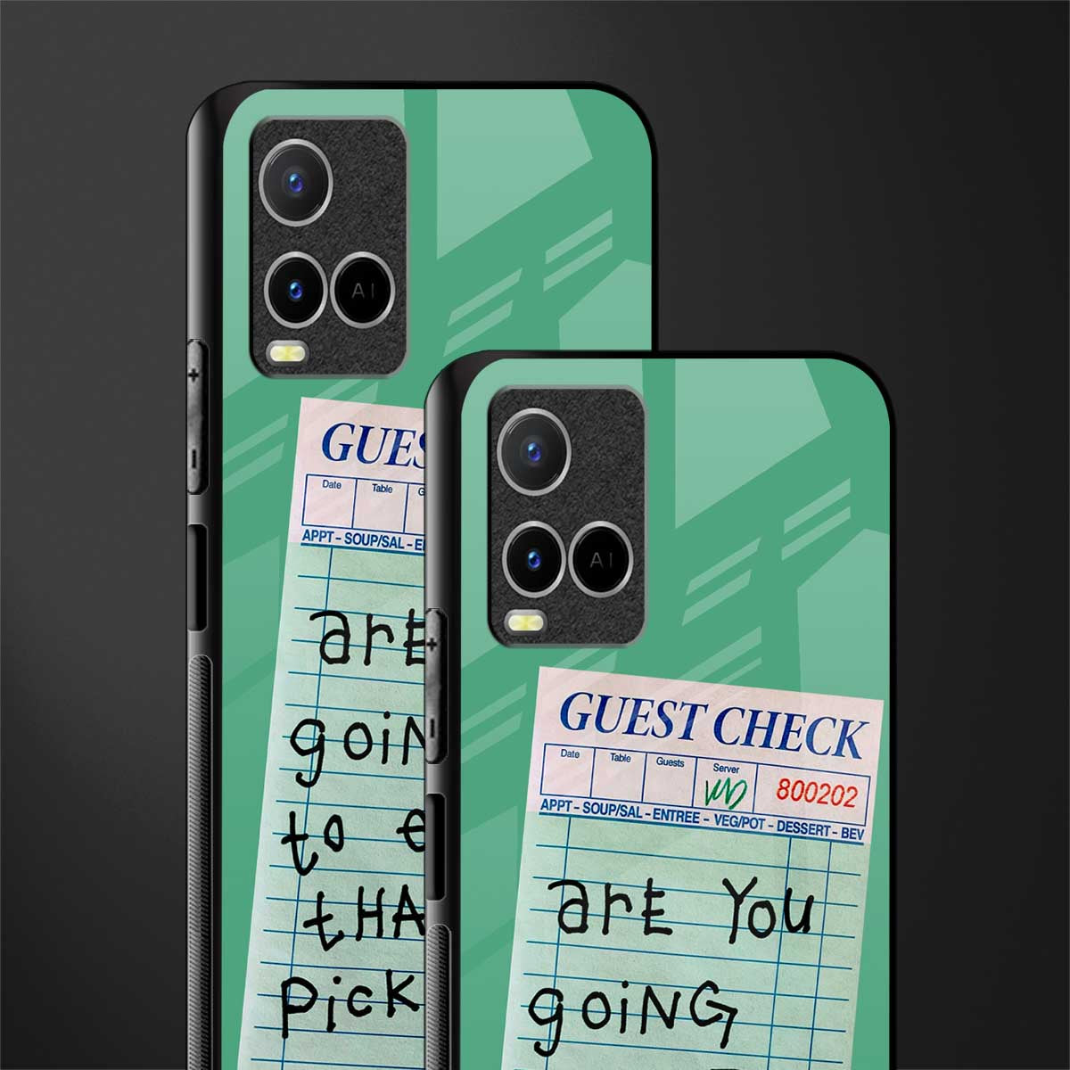 eat that pickle glass case for vivo y33s vivo y33t image-2