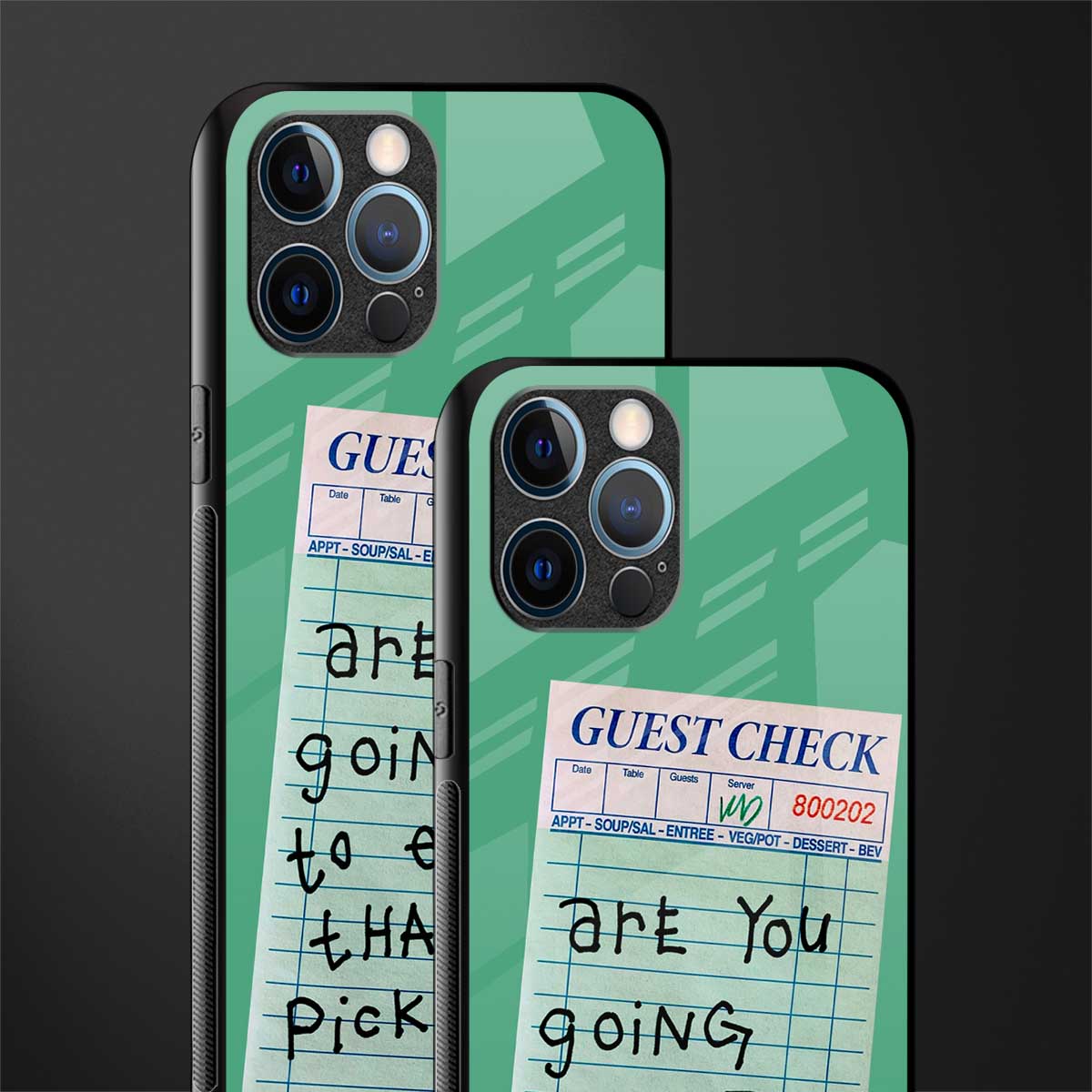 eat that pickle glass case for iphone 12 pro max image-2