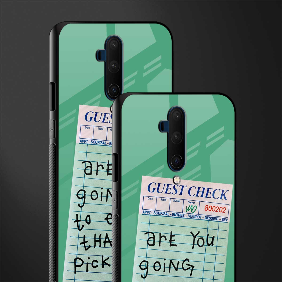 eat that pickle glass case for oneplus 7t pro image-2