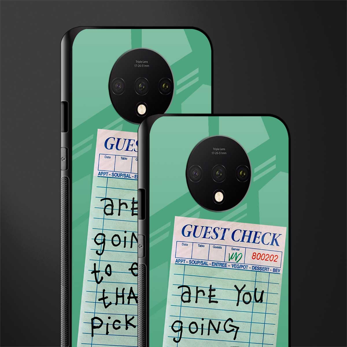 eat that pickle glass case for oneplus 7t image-2
