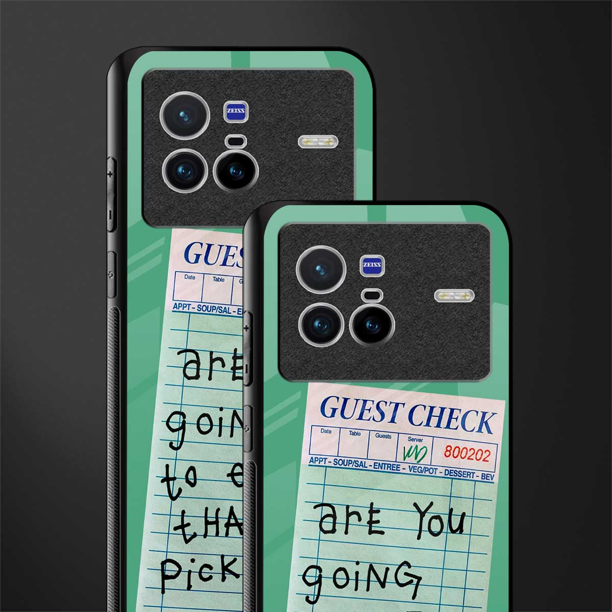eat that pickle glass case for vivo x80 image-2