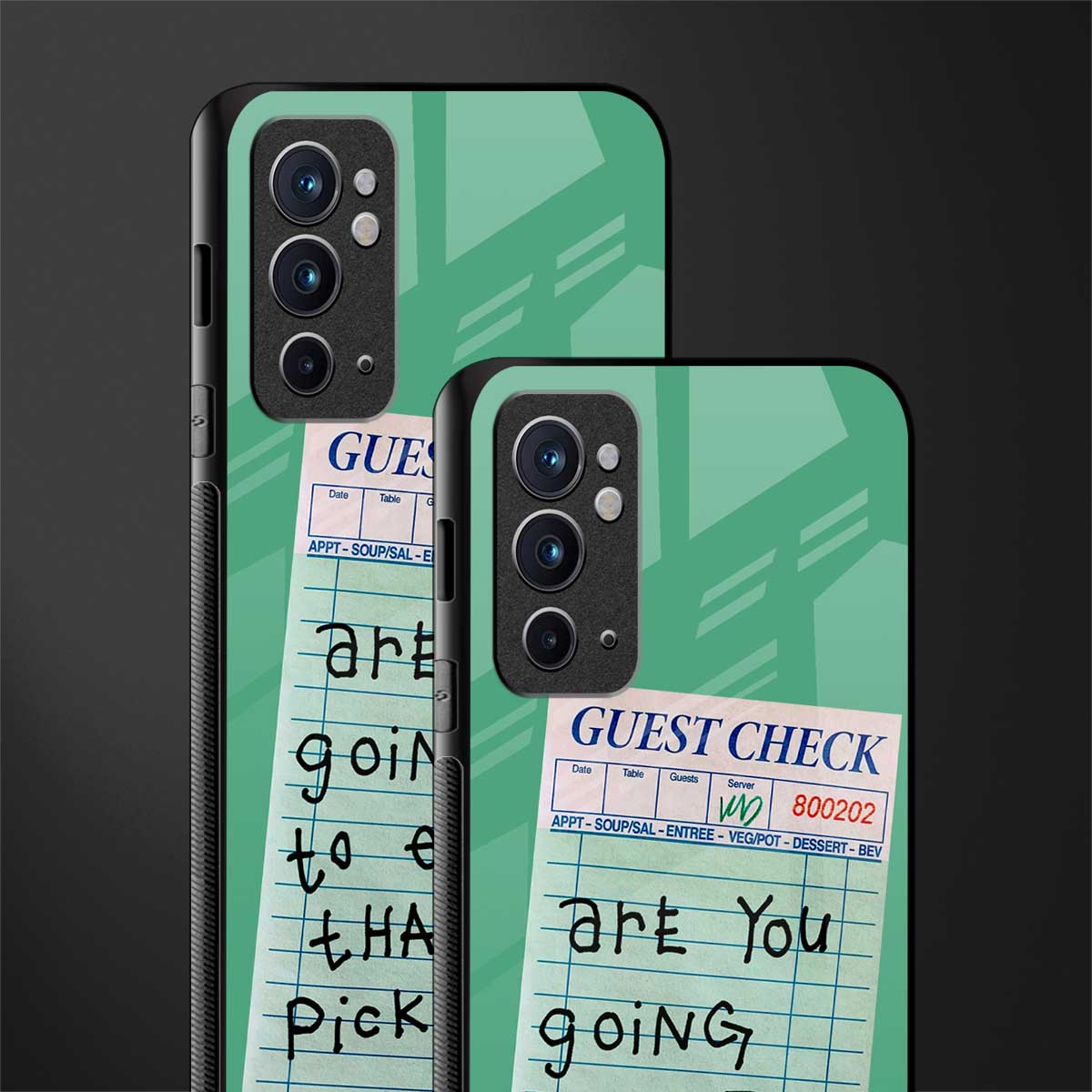 eat that pickle glass case for oneplus 9rt image-2