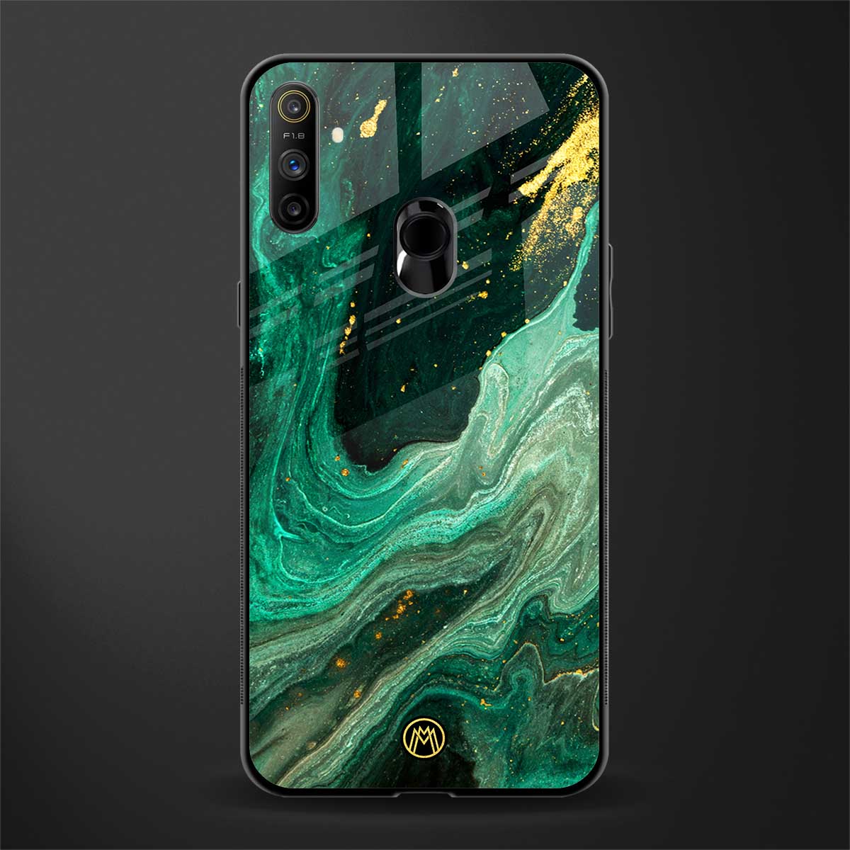 emerald pool glass case for realme narzo 20a image