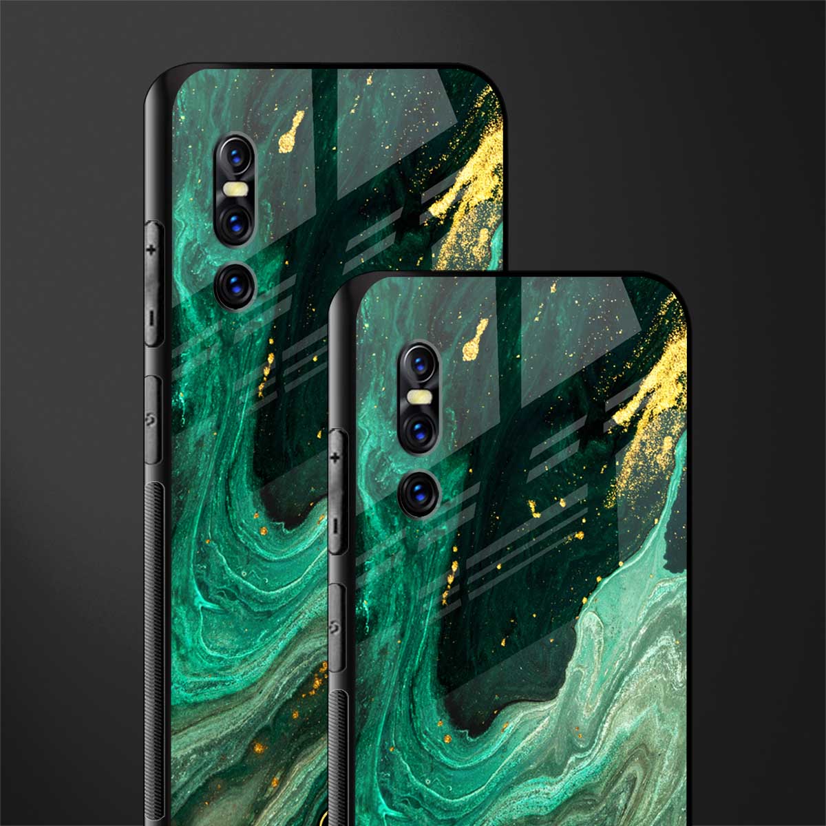 emerald pool glass case for vivo v15 pro image-2