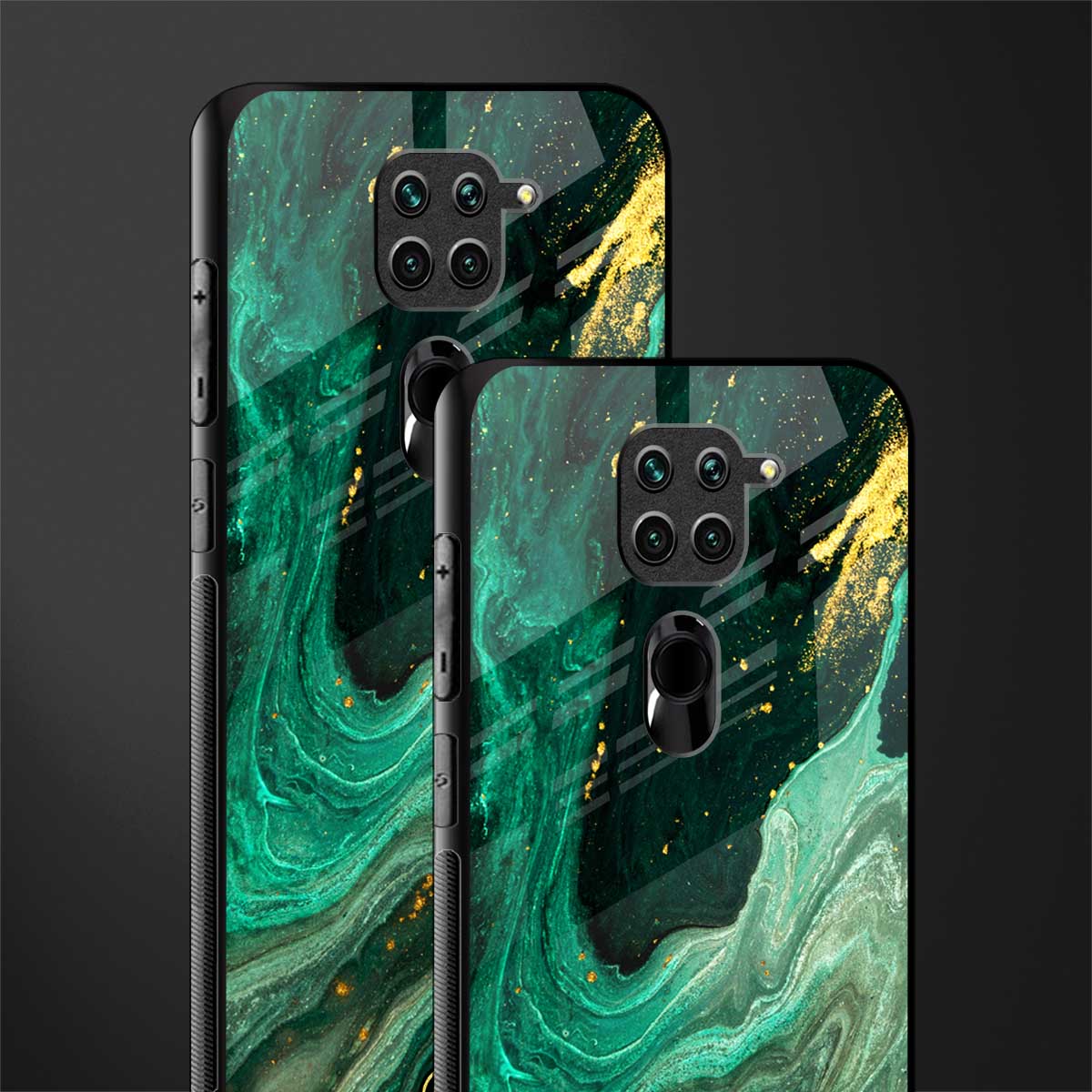 emerald pool glass case for redmi note 9 image-2