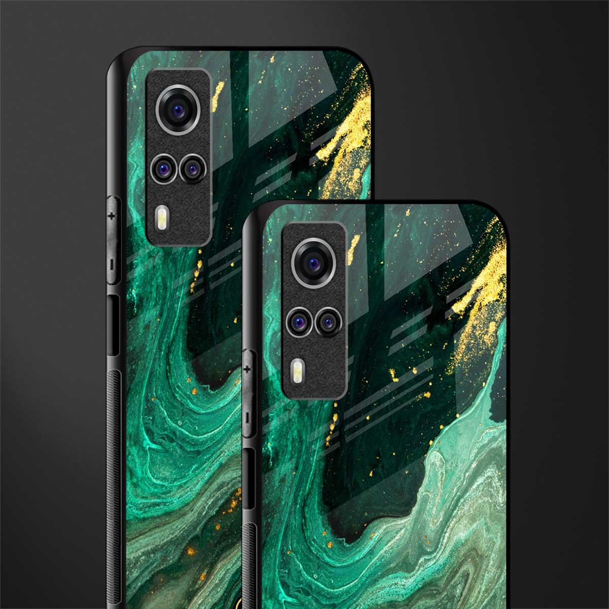 emerald pool glass case for vivo y51 image-2