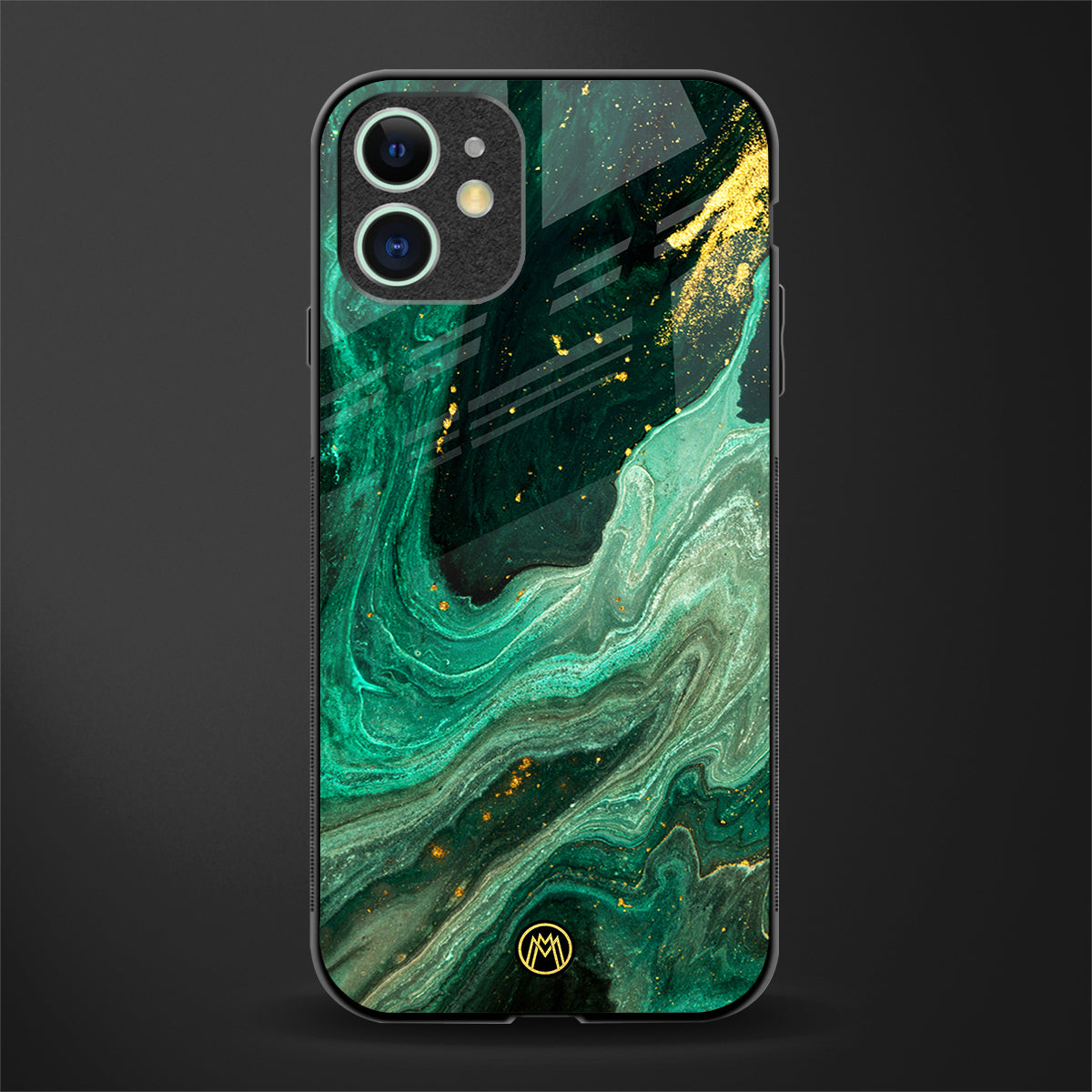 Emerald Pool Phone Case for IPhone 12 Glass Case Mymerchandize