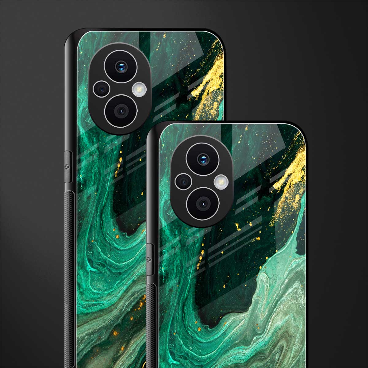 emerald pool back phone cover | glass case for oppo f21 pro 5g