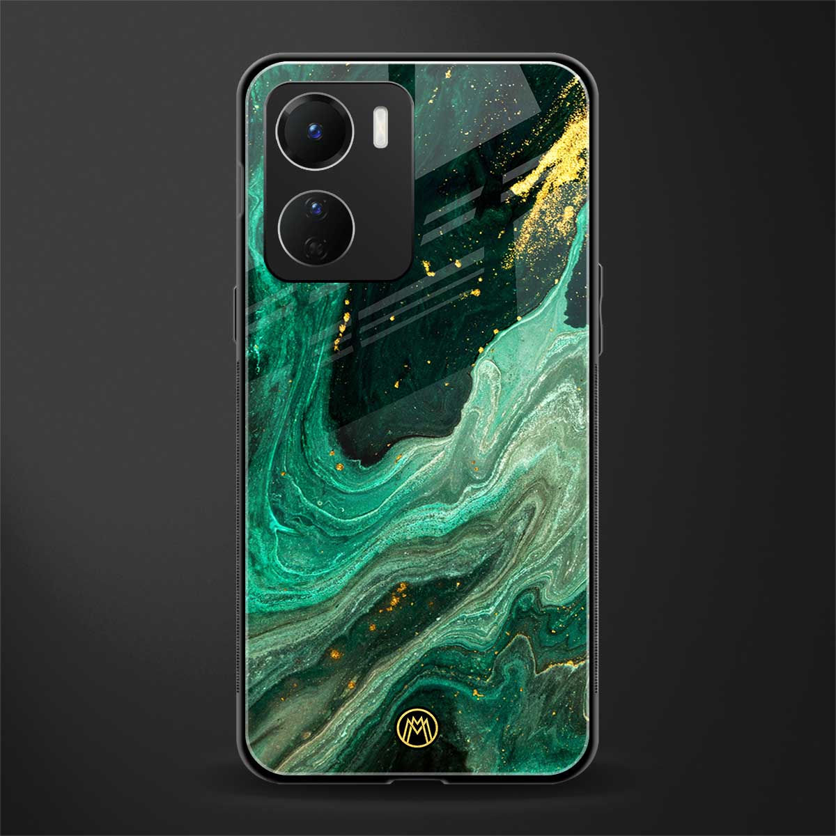 emerald pool back phone cover | glass case for vivo y16