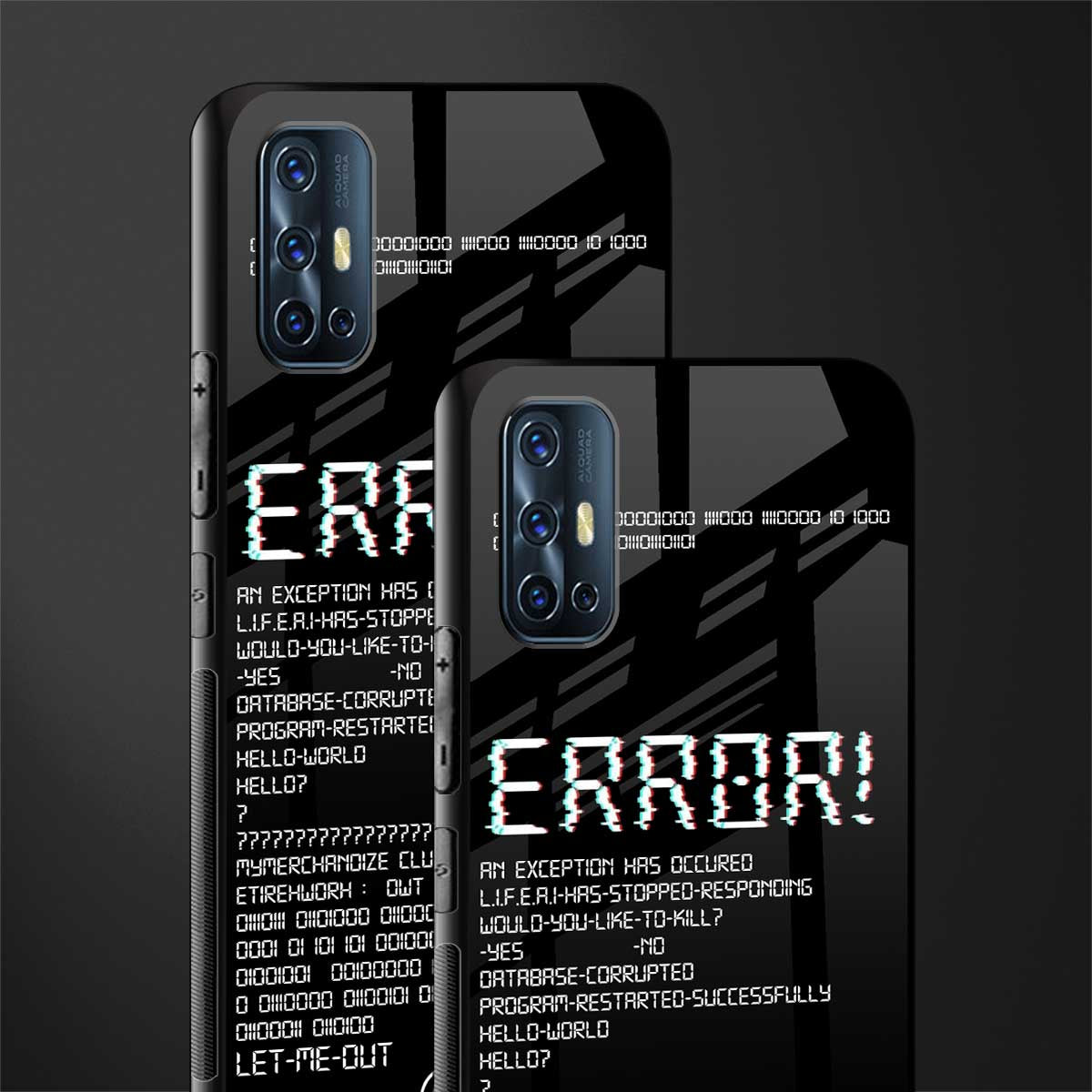 error glass case for vivo v17 image-2