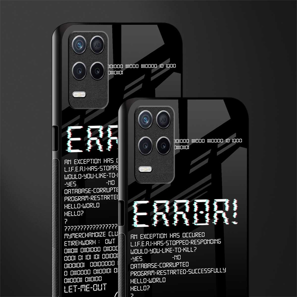 error glass case for realme narzo 30 5g image-2