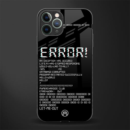 error glass case for iphone 11 pro image