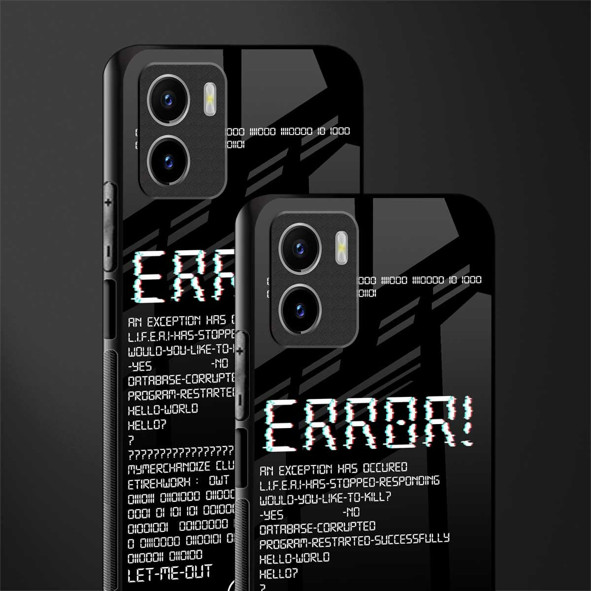error glass case for vivo y15s image-2