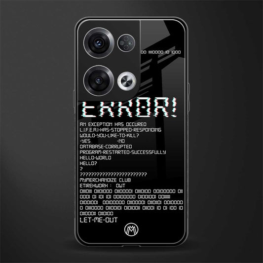 error back phone cover | glass case for oppo reno 8