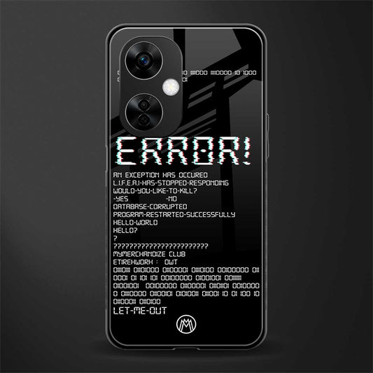 error back phone cover | glass case for oneplus nord ce 3 lite