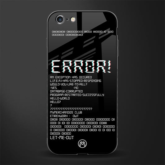 error glass case for iphone 6s plus image