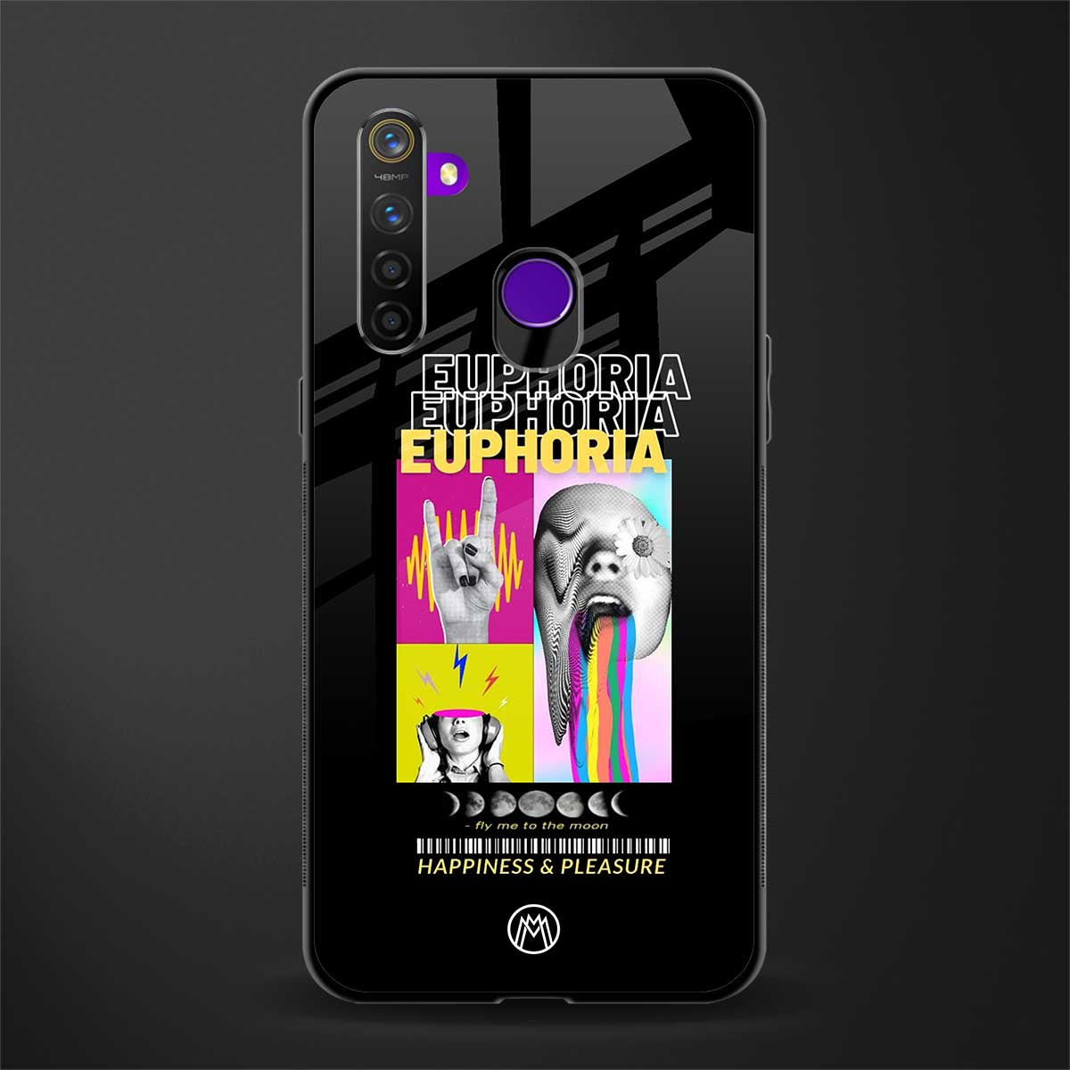 euphoria glass case for realme 5s image
