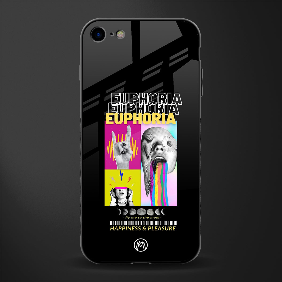 euphoria glass case for iphone se 2020 image