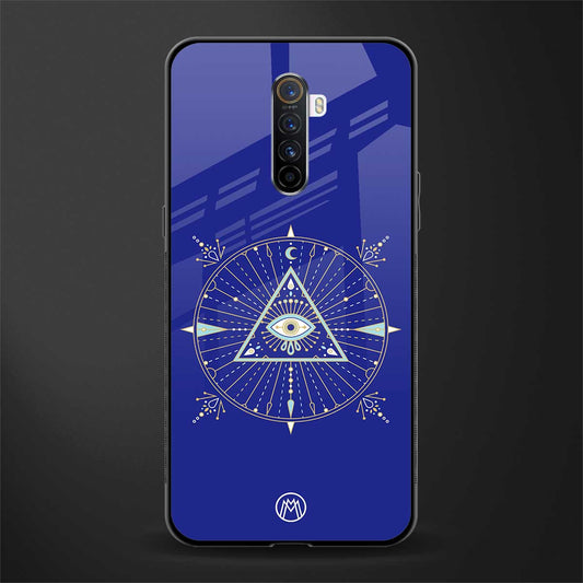 evil eye mandala blue glass case for realme x2 pro image