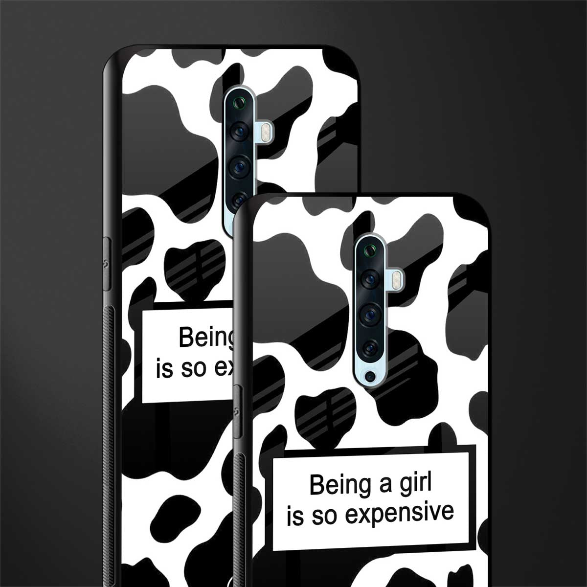 expensive girl glass case for oppo reno 2z image-2