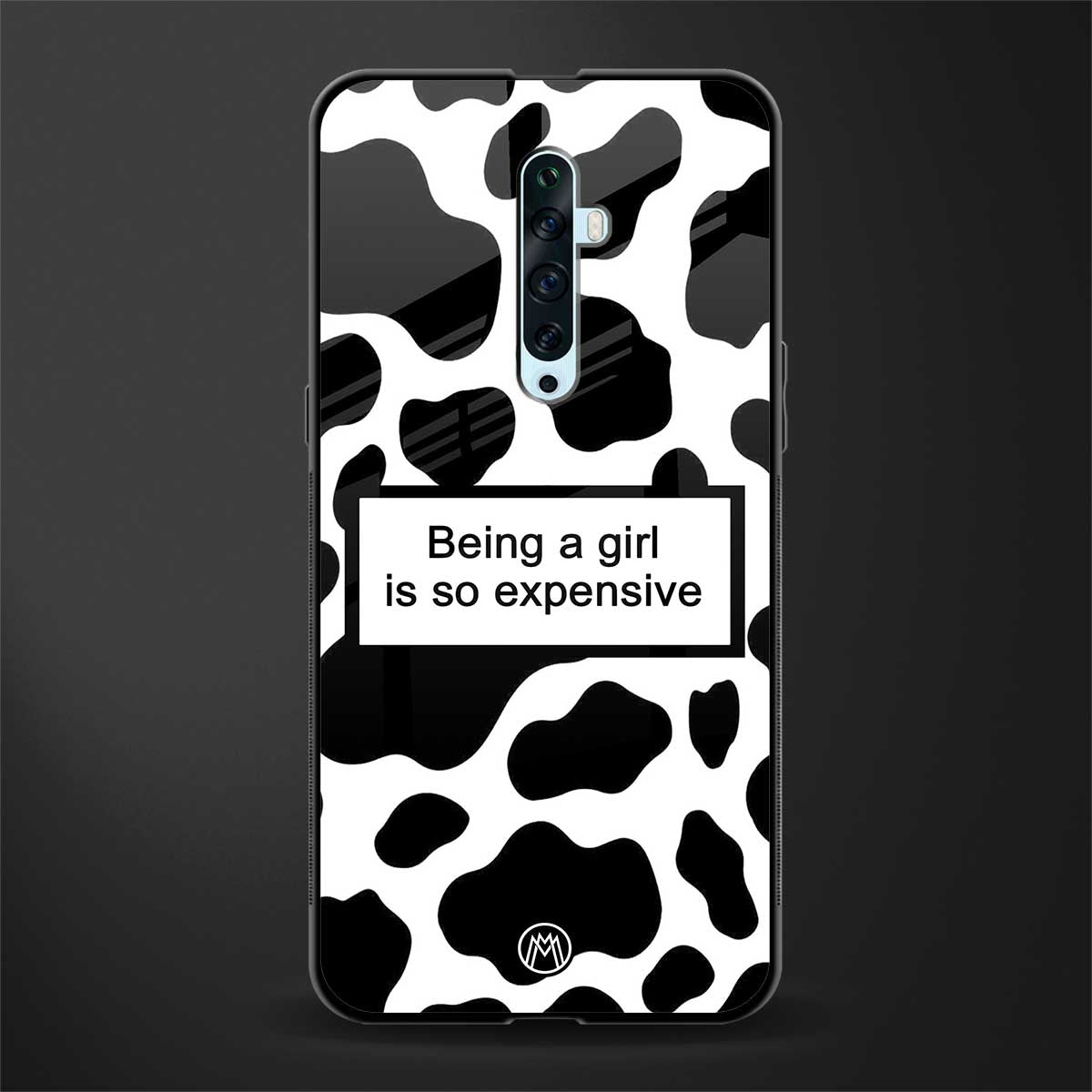 expensive girl glass case for oppo reno 2z image