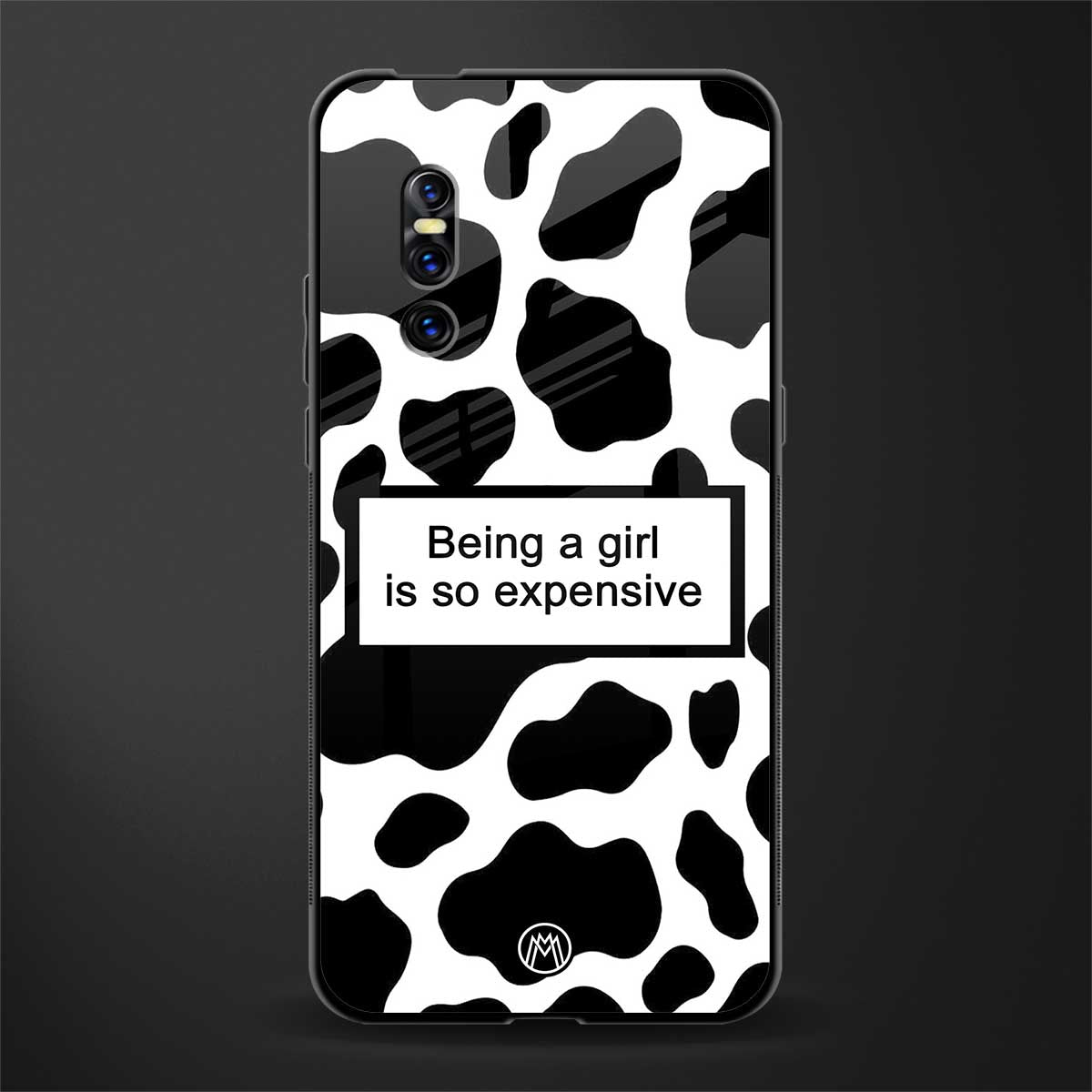 expensive girl glass case for vivo v15 pro image