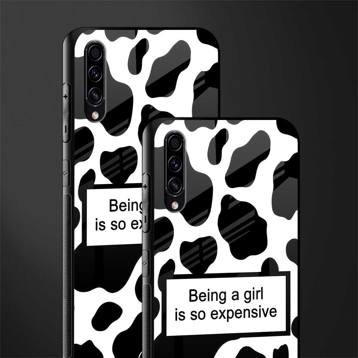 expensive girl glass case for samsung galaxy a70 image-2
