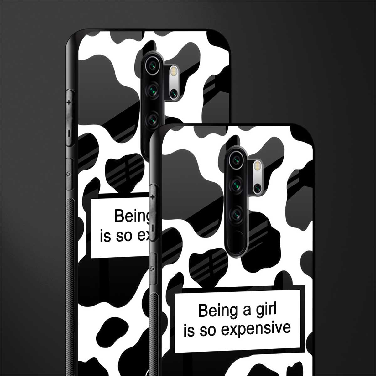 expensive girl glass case for redmi note 8 pro image-2