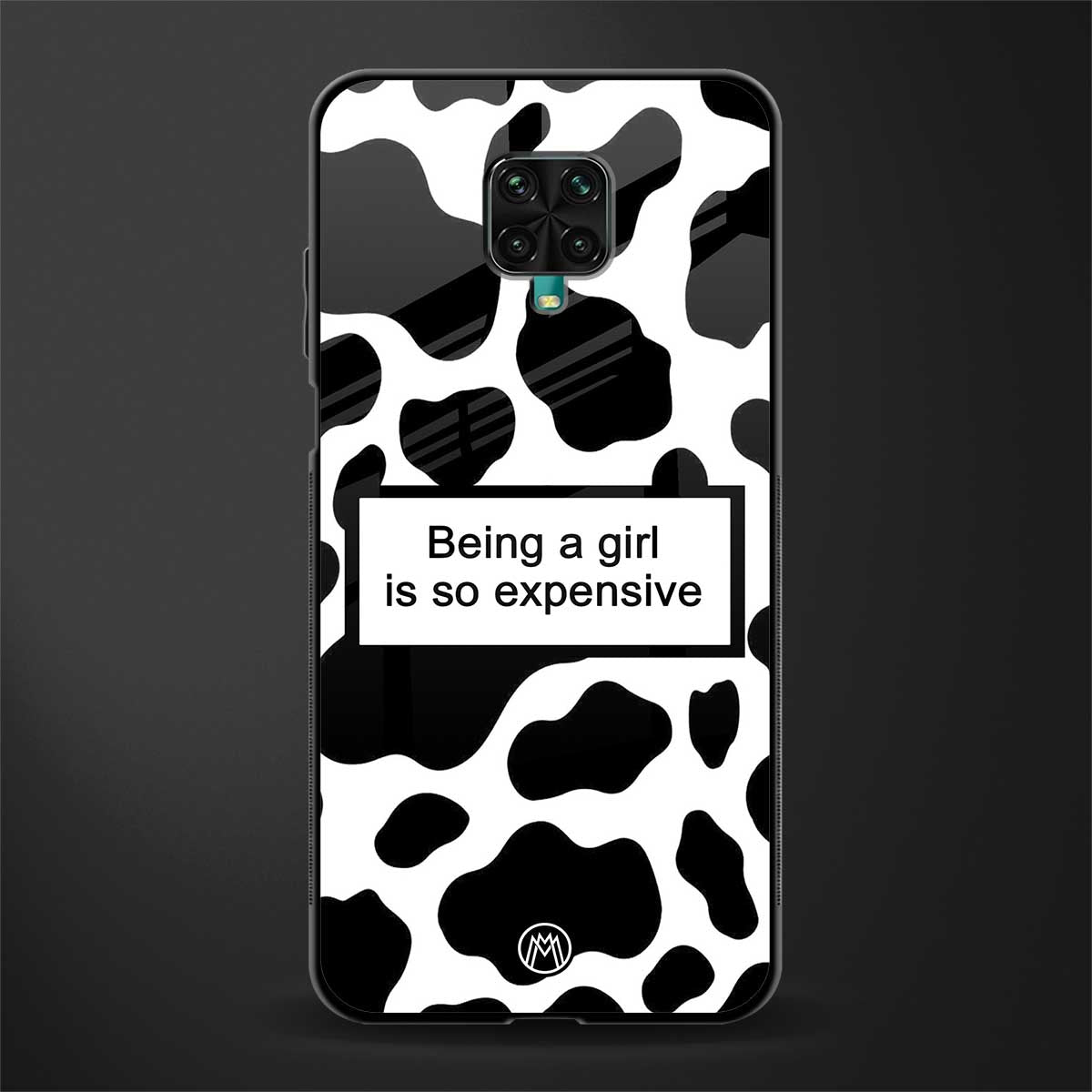 expensive girl glass case for poco m2 pro image