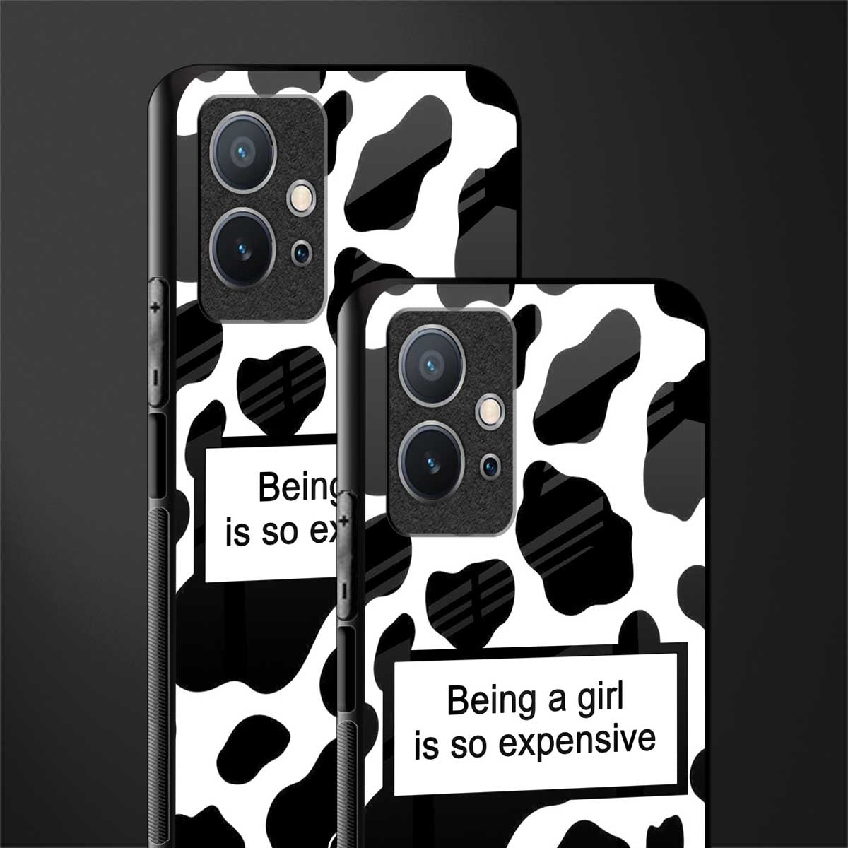 expensive girl glass case for vivo y75 5g image-2