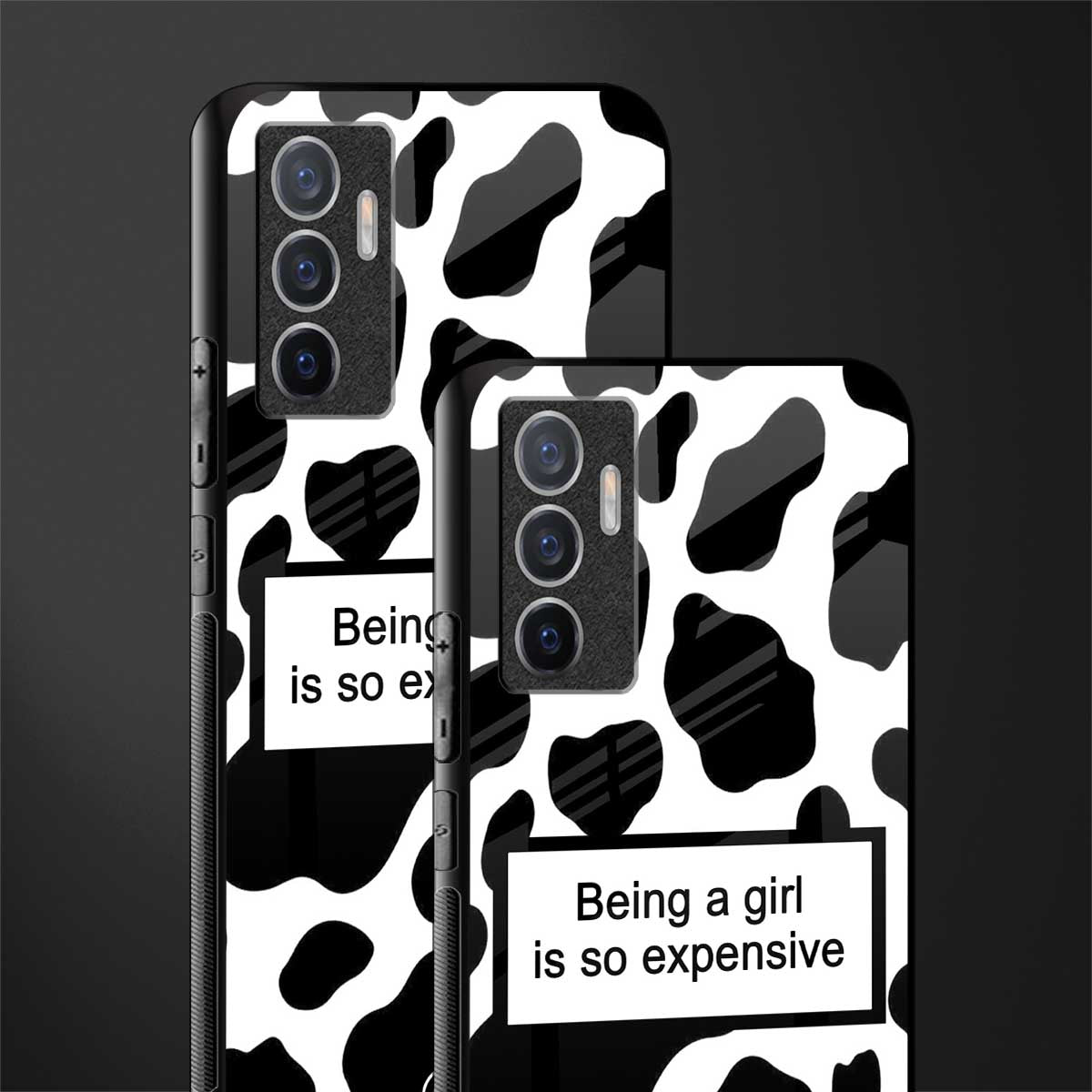 expensive girl glass case for vivo v23e image-2