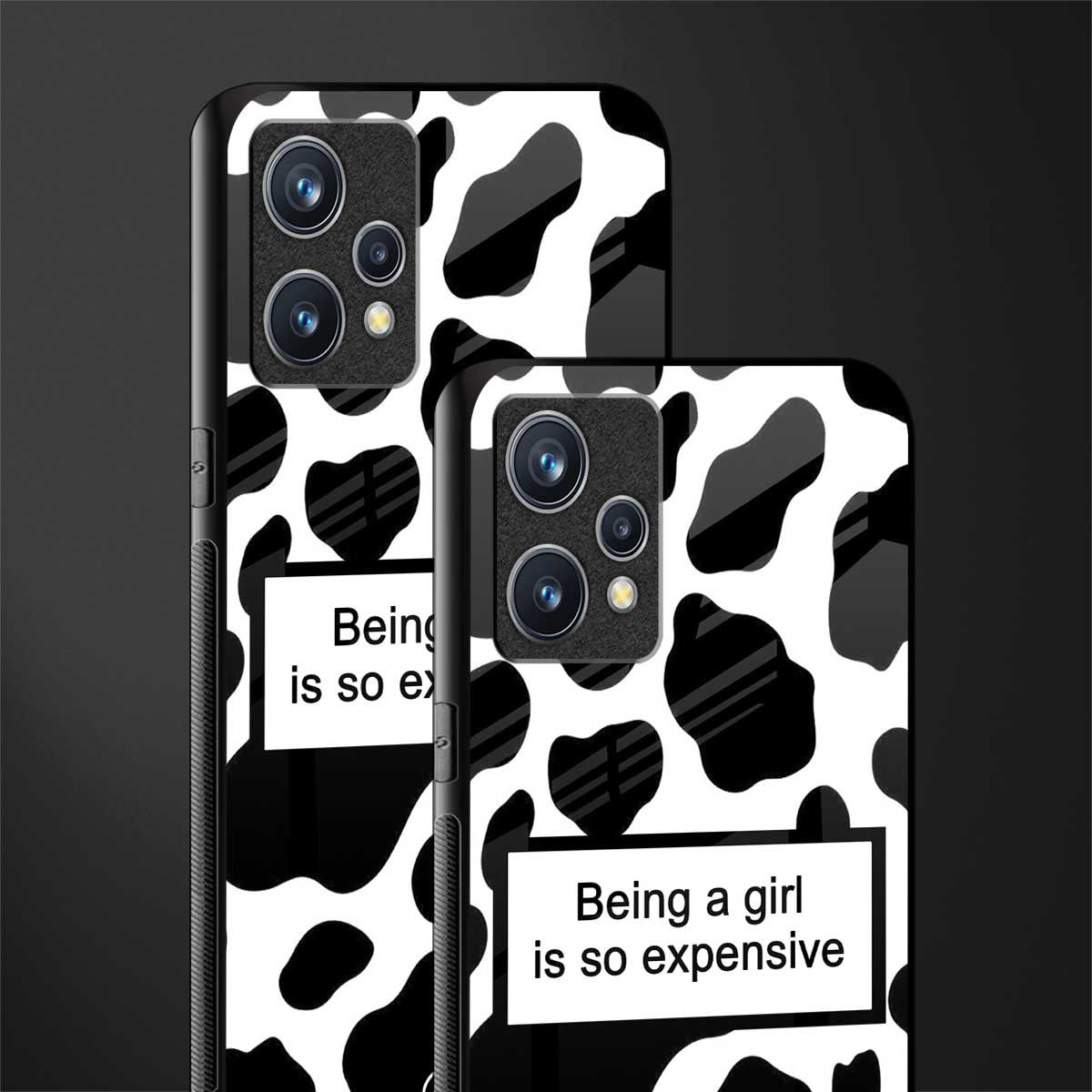 expensive girl glass case for realme 9 4g image-2