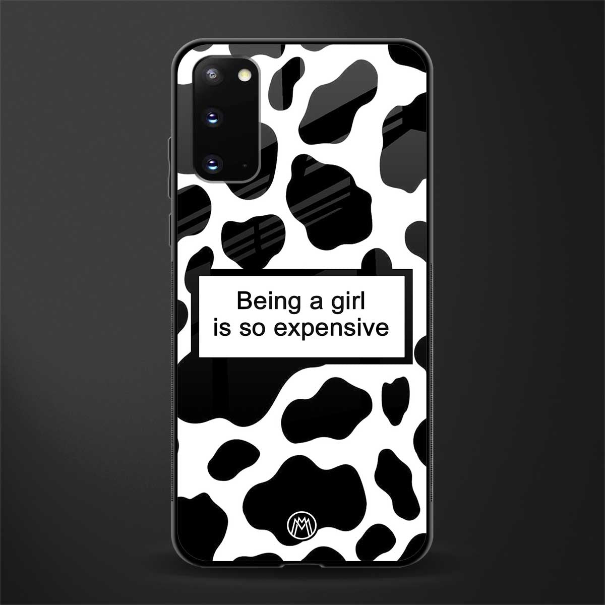 expensive girl glass case for samsung galaxy s20 image