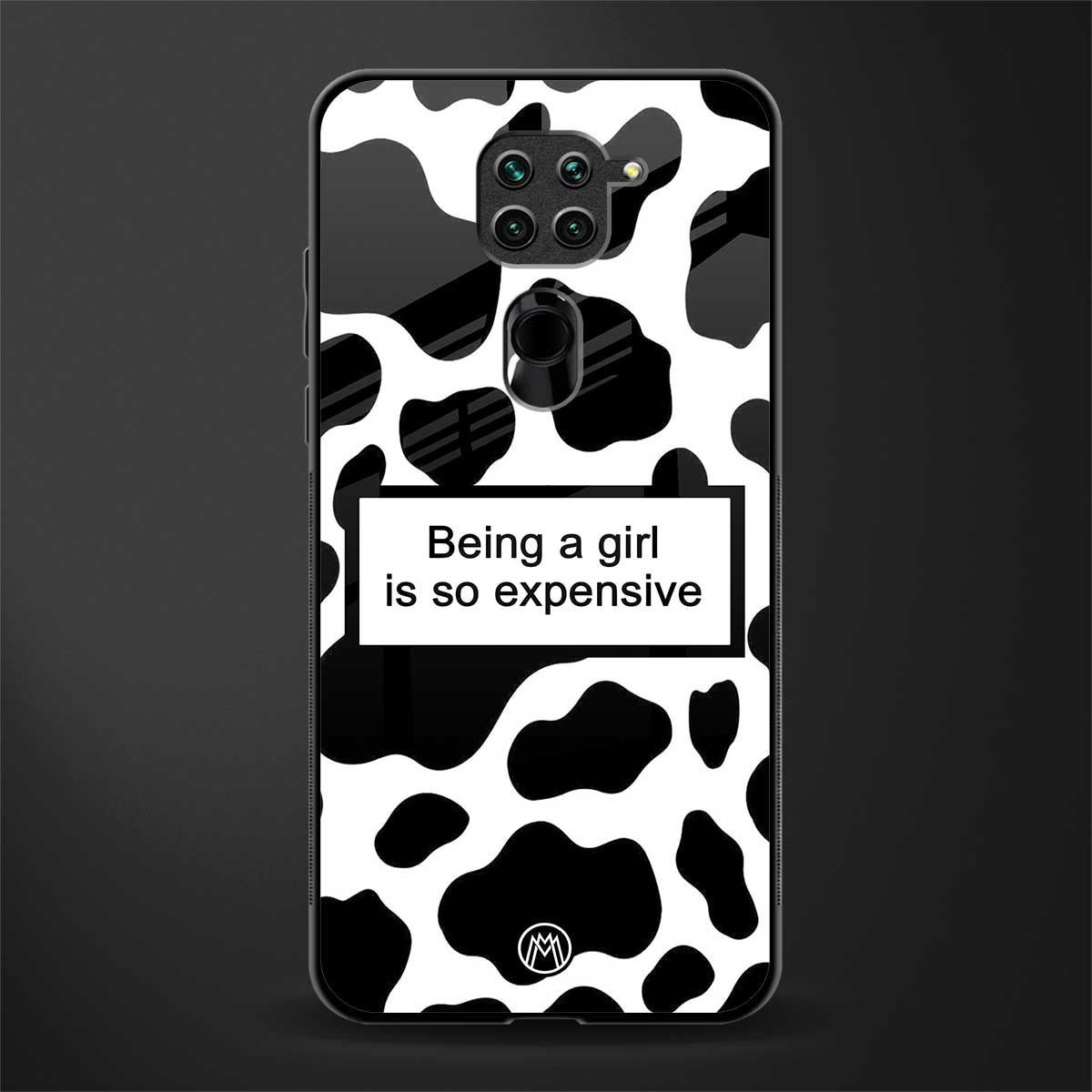 expensive girl glass case for redmi note 9 image