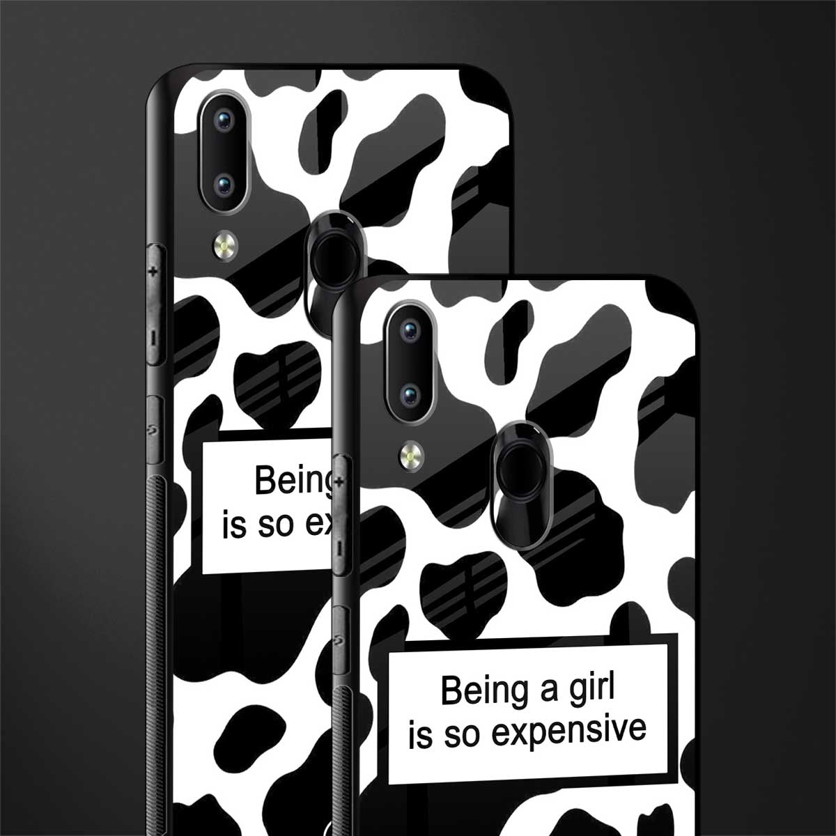 expensive girl glass case for vivo y91 image-2