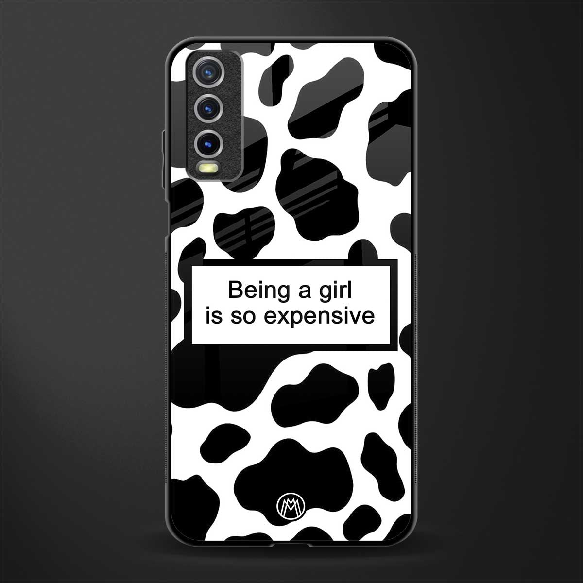 expensive girl glass case for vivo y20svivo y20avivo y20g image
