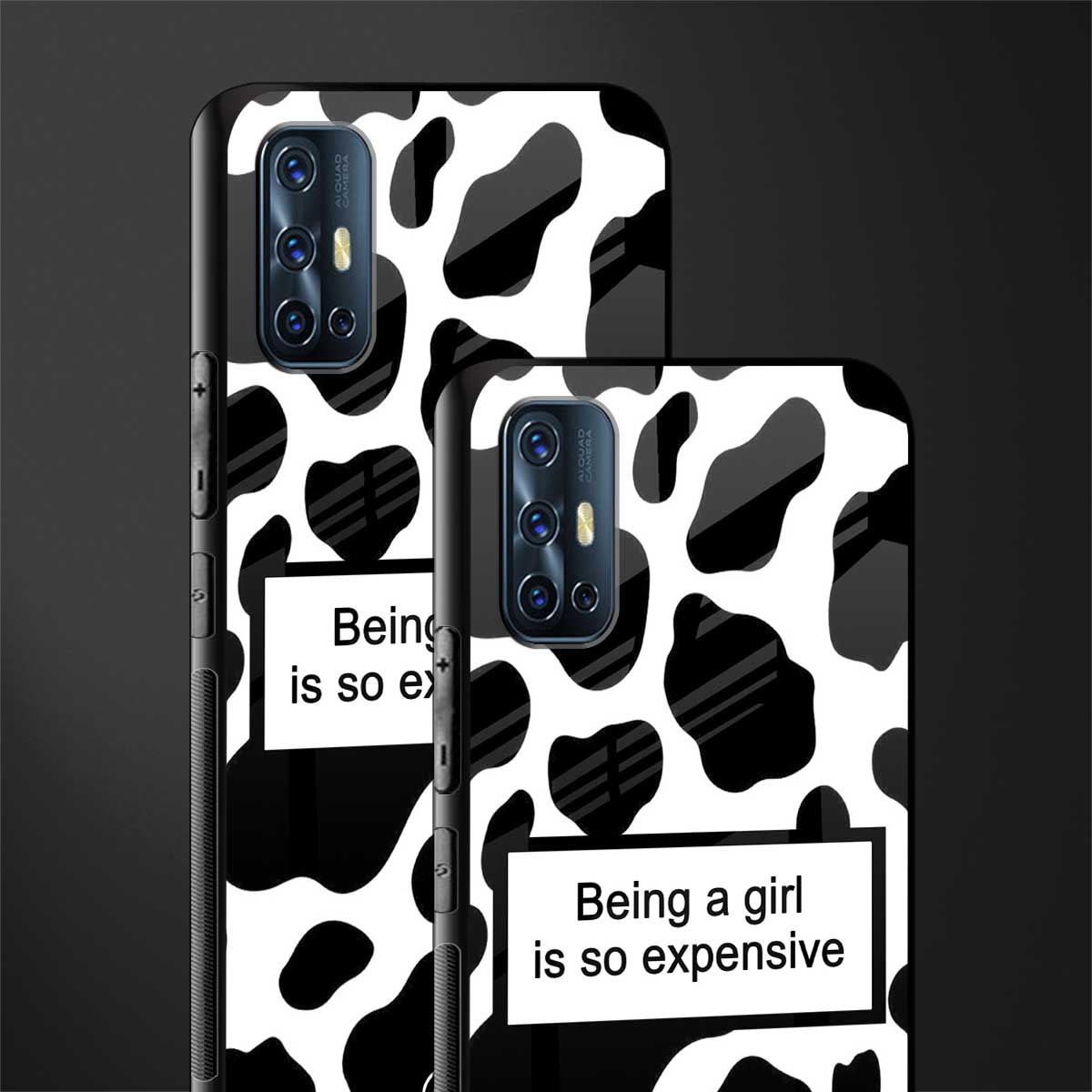 expensive girl glass case for vivo v17 image-2