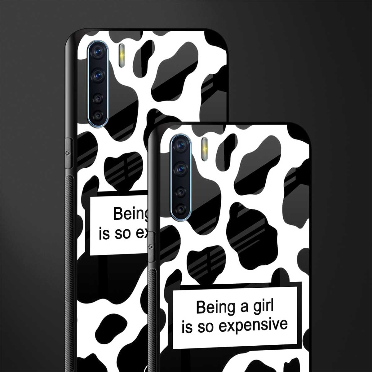 expensive girl glass case for oppo f15 image-2