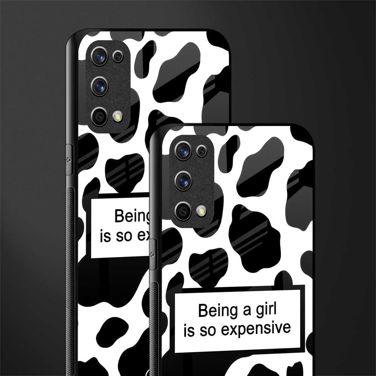 expensive girl glass case for realme x7 pro image-2