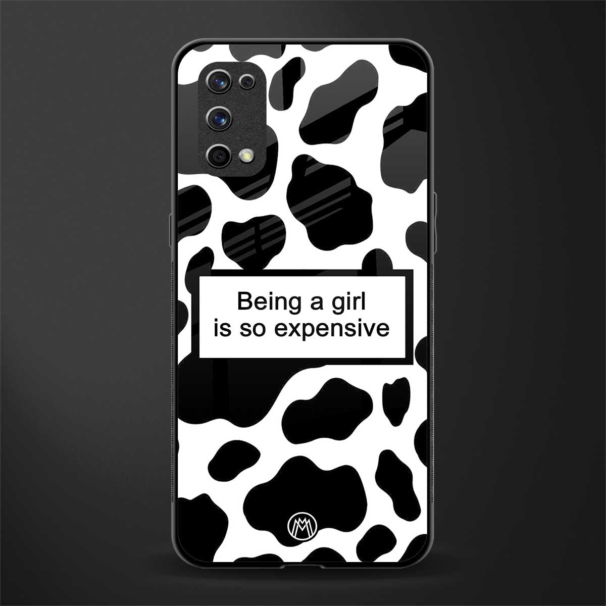 expensive girl glass case for realme x7 pro image