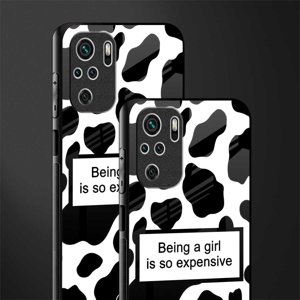 expensive girl glass case for redmi note 10 image-2