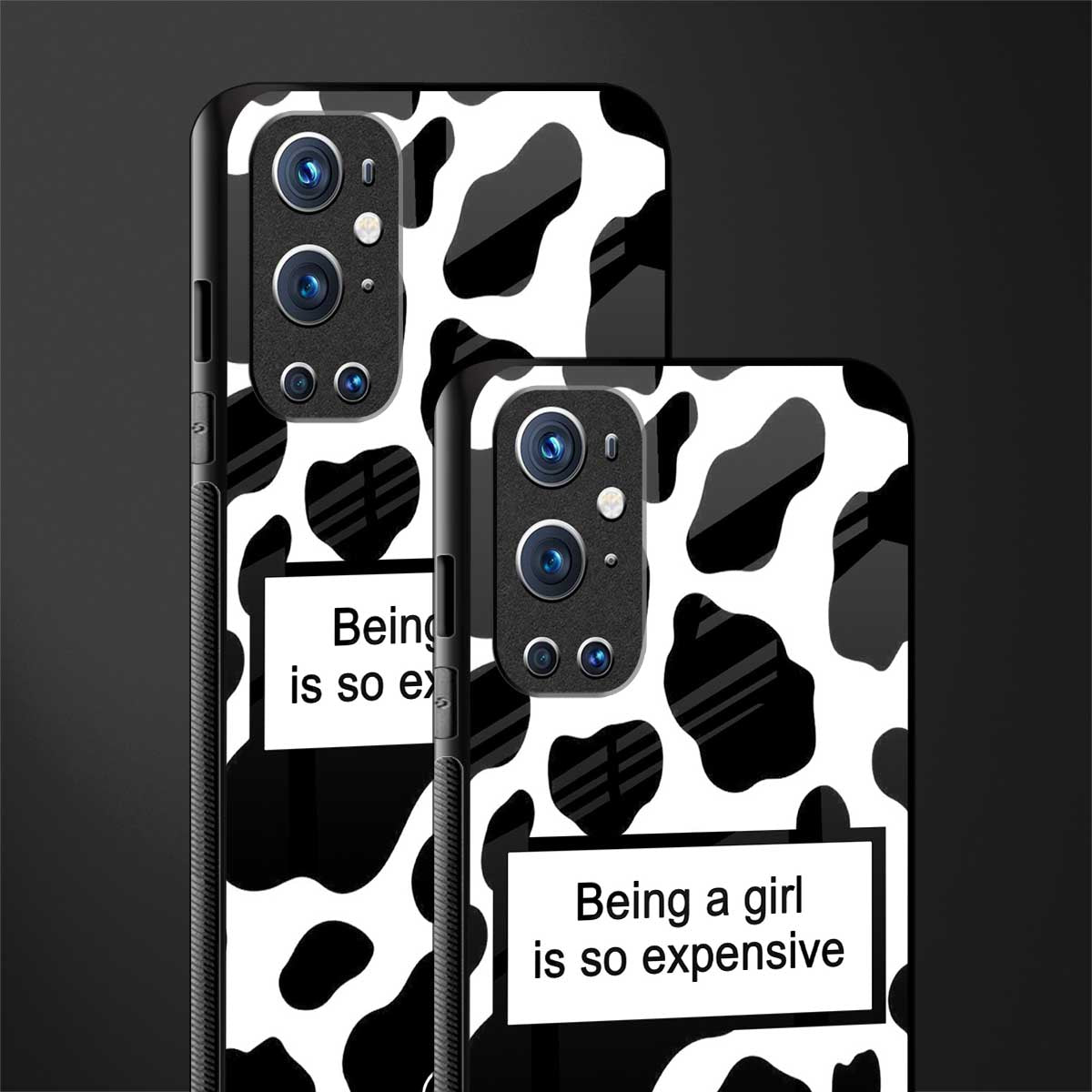 expensive girl glass case for oneplus 9 pro image-2
