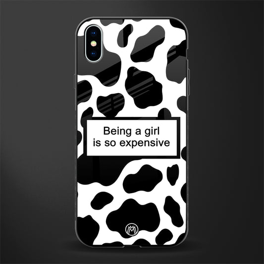expensive girl glass case for iphone xs max image