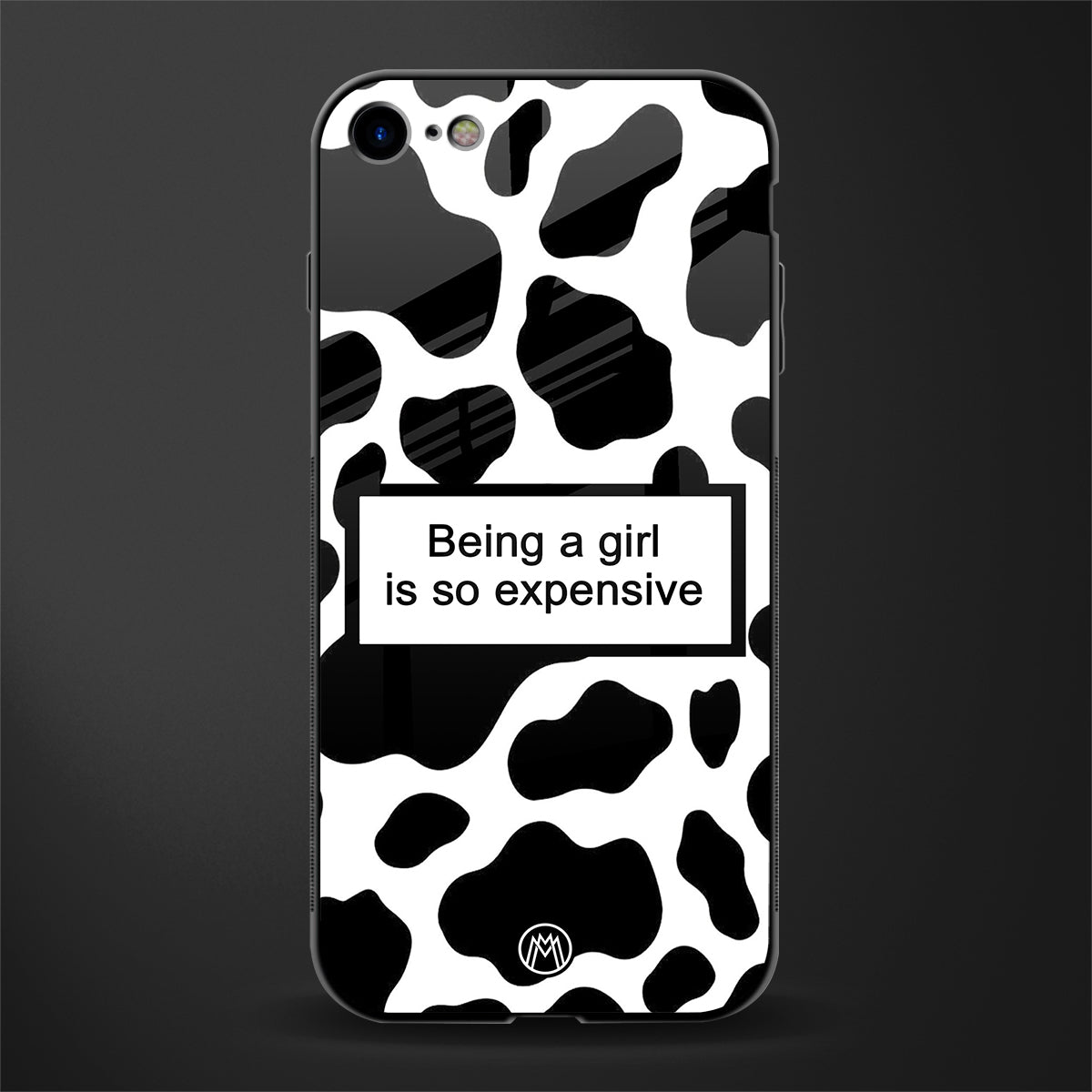 expensive girl glass case for iphone se 2020 image