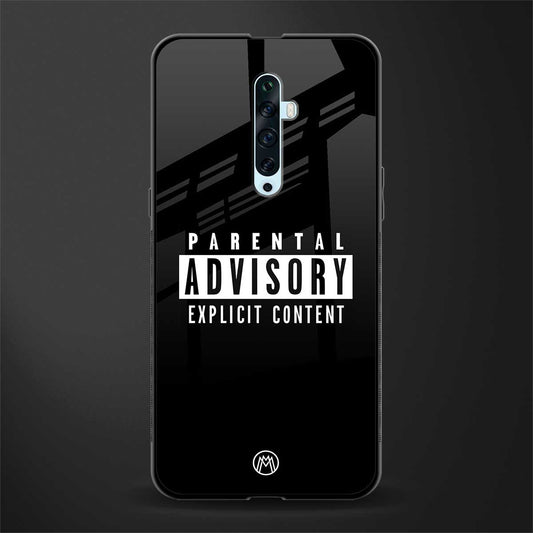 explicit content glass case for oppo reno 2f image