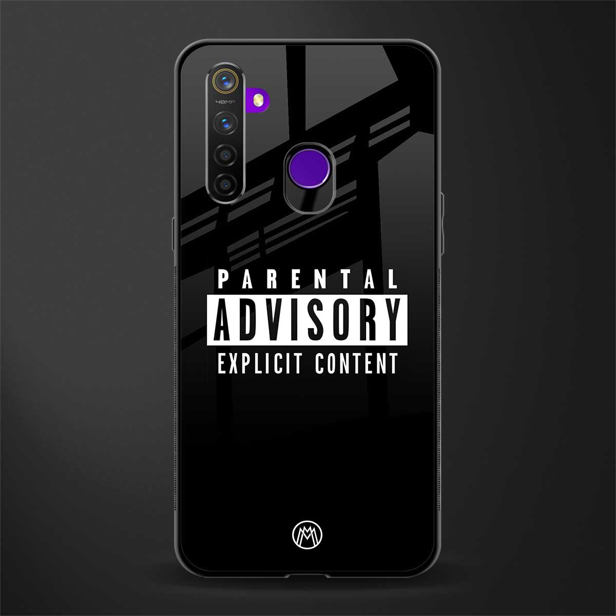explicit content glass case for realme 5s image