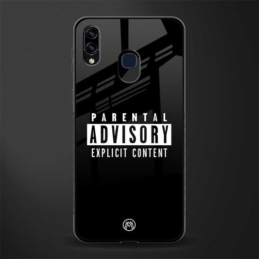 explicit content glass case for samsung galaxy a30 image